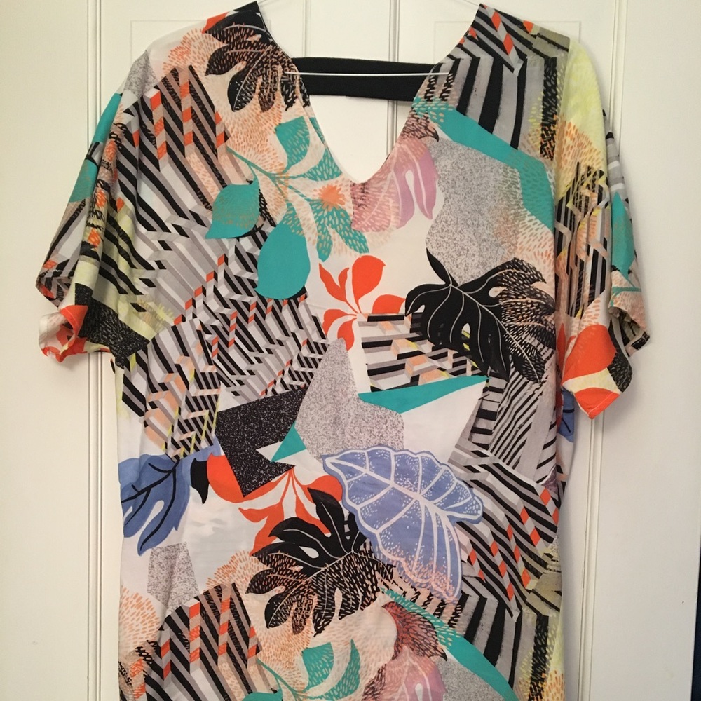 Colorful/tropical Bar III summer dress! Size M